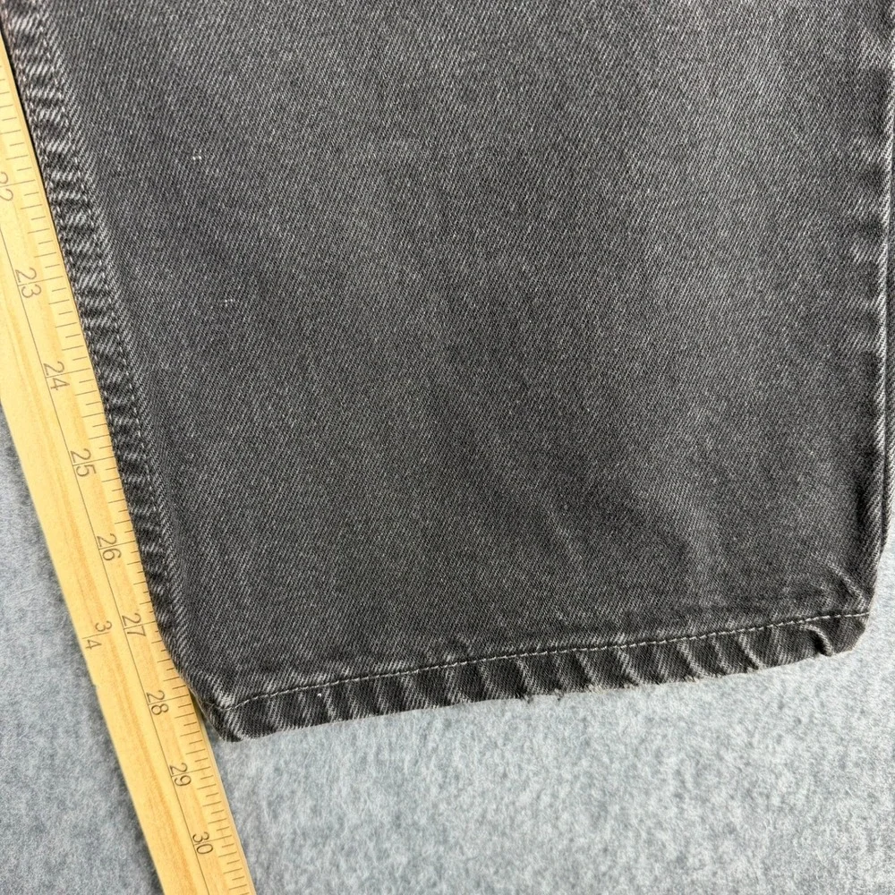 Levis 550 Jeans Mens 38x30 Black Relaxed Fit Tapered Leg Denim Vintage 1999